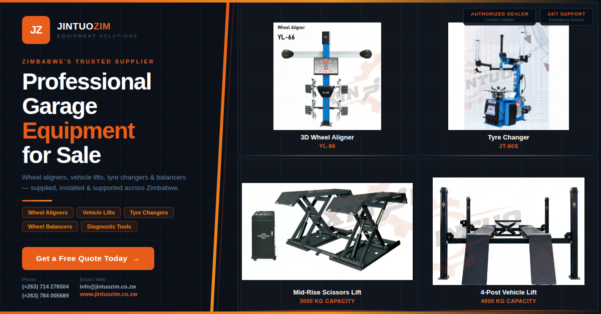 Jintuozim Equipment Solutions - Wheel Aligners, Vehicle Lifts, Tyre Changers and Tyre Balancers. Get a free quote today.